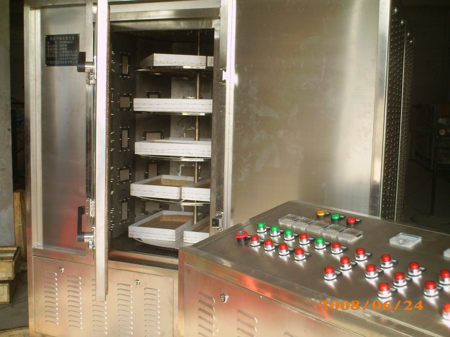 微波柜式蠅蛆烘干膨化設備