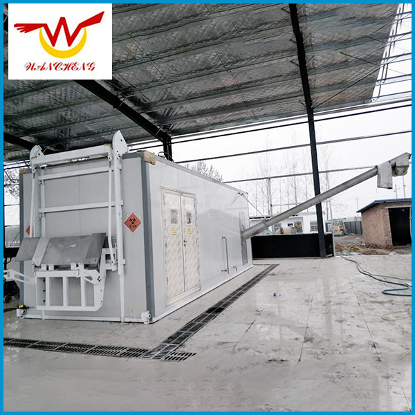 微波高溫高壓廢物消毒處理設(shè)備